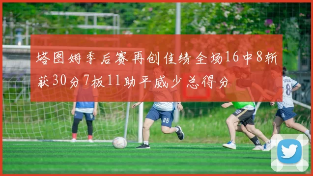 塔图姆季后赛再创佳绩全场16中8斩获30分7板11助平威少总得分